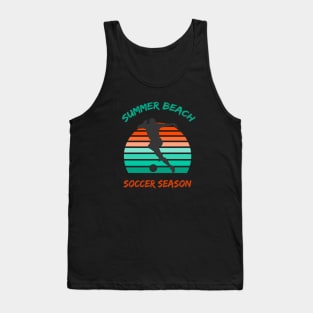 Summer Beach Soccer Season Tank Top